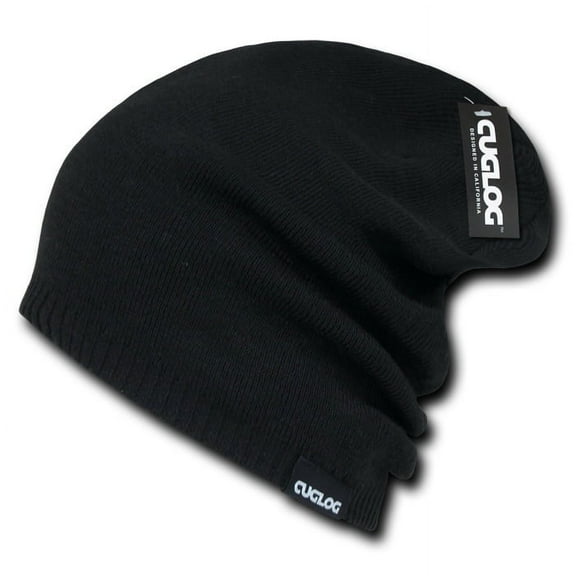 Aconcagua Reversible Beanies, Black