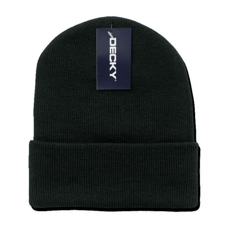 Decky Beanies Beany For Men Women Cuffed Knit Ski Skull Caps Hats