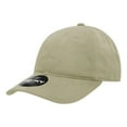 thumbnail image 1 of Decky 112 6 Panel Low Profile Relaxed Brushed Cotton Dad Hat-Khaki, 1 of 3