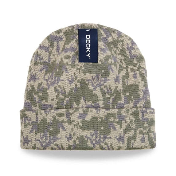 Decky Camo Long Beanies ACU