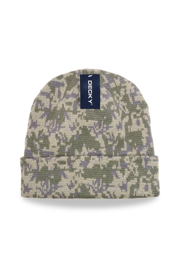 Camo Long Beanies ACU