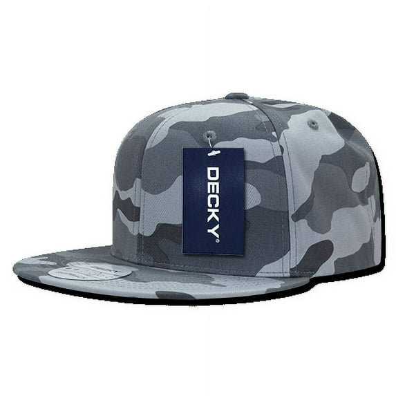 Decky Camouflage Flat Bill Hats Hat Caps Cap Cotton Snapback For Men Women URB/URB/URB