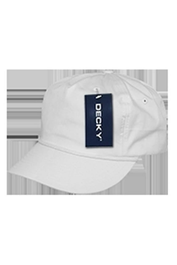 Classic 5 Panel W/Rope, White