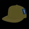 thumbnail image 1 of Decky Cotton Snapbacks- Olive, 1 of 2