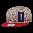 thumbnail image 1 of Decky  Digital Camo Snapbacks - Red & Desert, 1 of 1