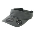 thumbnail image 1 of Decky 6204 Dimple Patterned Sun Visors Hat-Charcoal, 1 of 7