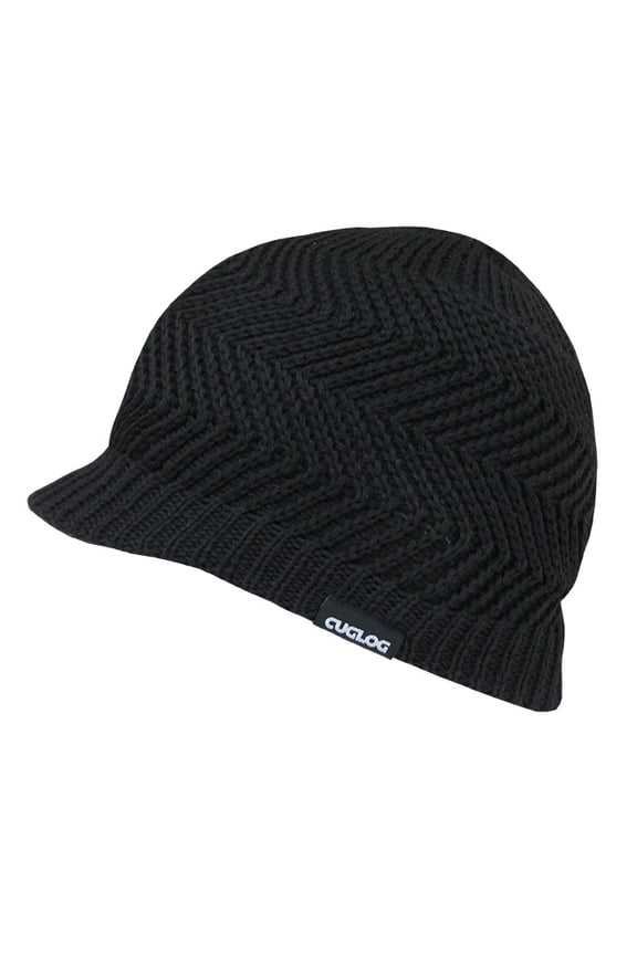 K011-BLK Elbert Zig Zag Pattern Jeep Cap- Black