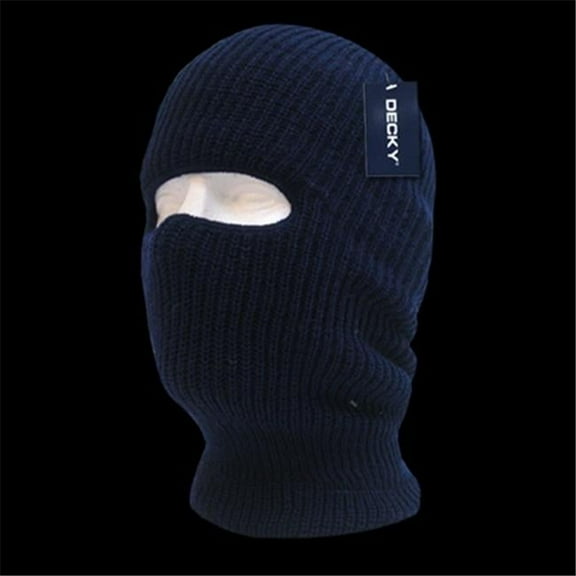 Face Mask 1 Hole Beanie, Navy