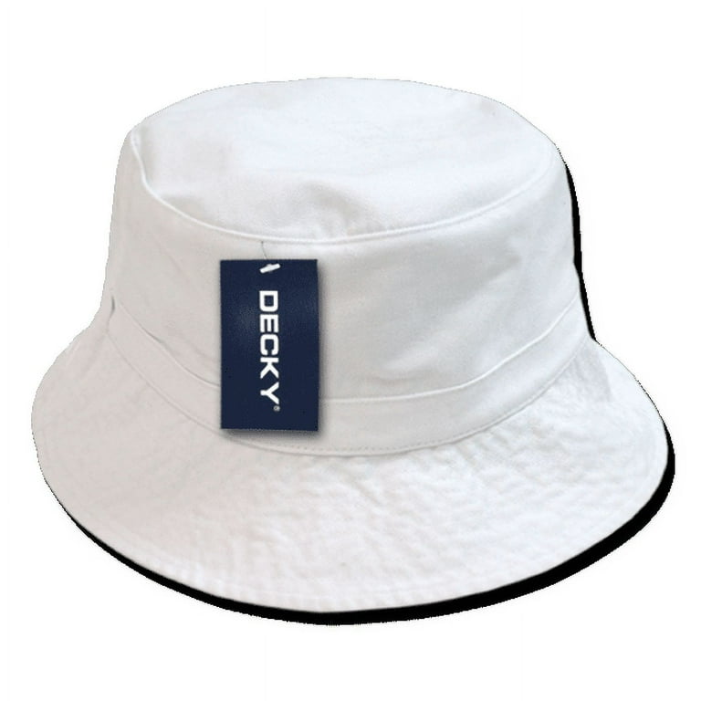Decky Fisherman's Bucket Hats Caps Washed Cotton Chino Men Women