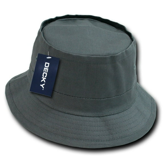 Decky 450 Structured Cotton Fisherman's Hat-Charcoal-S/M