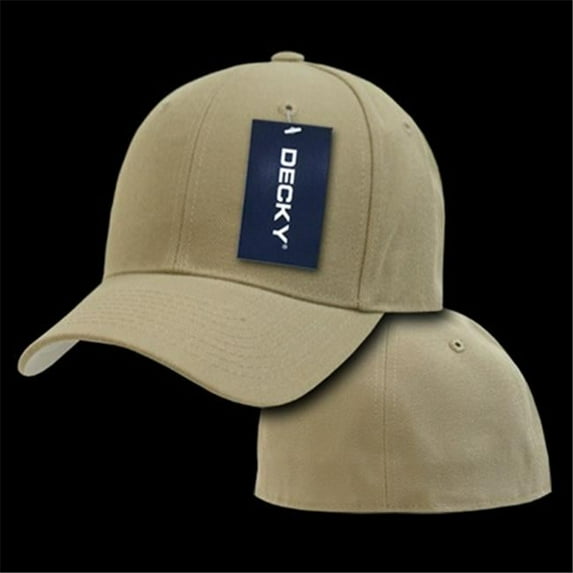 Fitted Caps, Khaki, 7 3/8