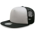thumbnail image 1 of Decky 1080 5 Panel High Profile Structured Foam Trucker Hat-Grey/Black, 1 of 6