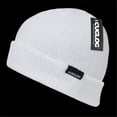 thumbnail image 1 of Decky K017-WHT Halla, Basic Cuff Beanies - White, 1 of 2