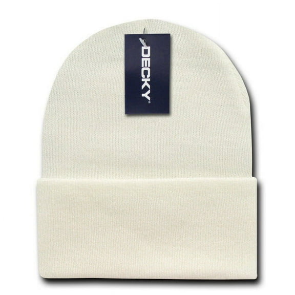 Decky KCP Acrylic Knit Caps, Ivory [Not White]