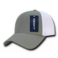 thumbnail image 1 of Decky 204 Low Crown Air Mesh Baseball Cap-Grey/White, 1 of 3