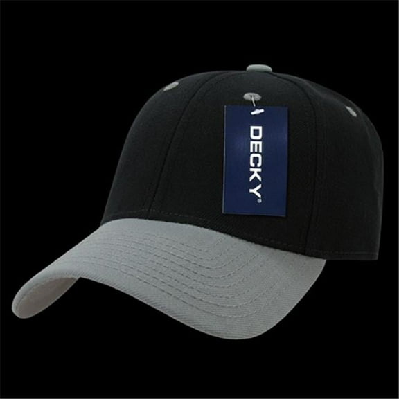 Low Structured Baseball Caps,BLK/GRY