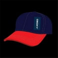thumbnail image 1 of Low Structured Baseball Caps, NVY/RED, 1 of 3