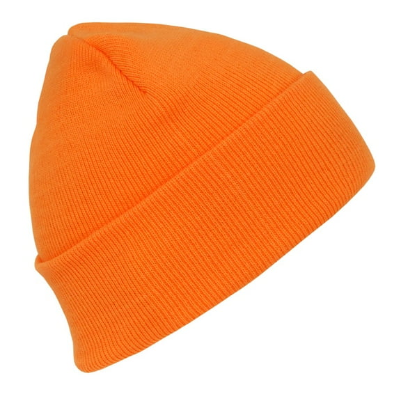 Decky 813 Neon Acrylic Beanies (Long) Hat-Orange