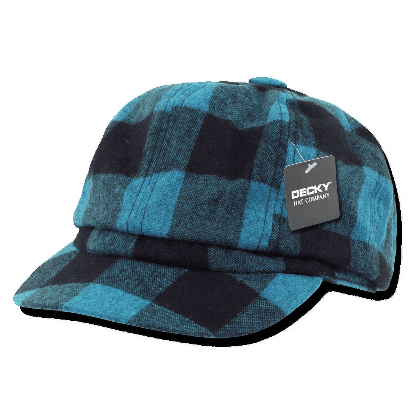 Green Blue Plaid Ladies' Newsboy Hat