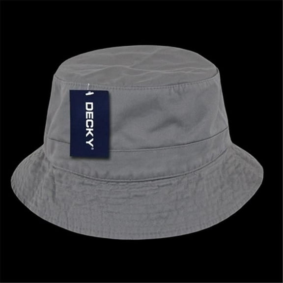 Polo Bucket Hat, Grey, S_M