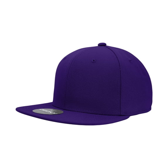 Decky RP1 6 Panel High Profile Structured Acrylic/Polyester Fitted Hat-Purple-7 1/8
