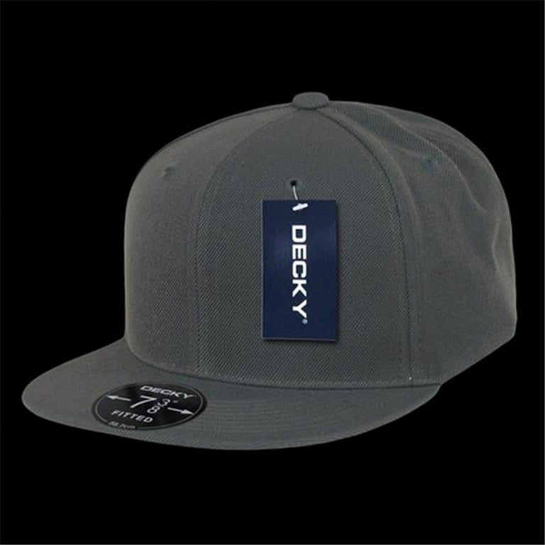 Decky RP1-PL-CHA-23 Retro Fitted Caps Charcoal - 7 - Walmart.com
