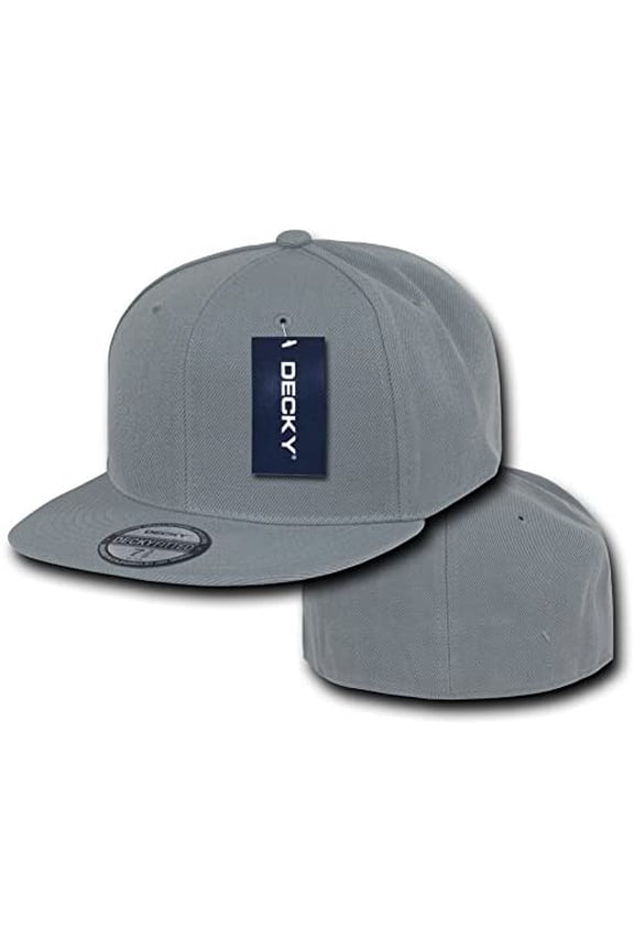 RP1 Retro Fitted Baseball Caps-Grey-7 5/8