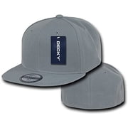 Decky RP1 Retro Fitted Baseball Caps-Grey-7 5/8