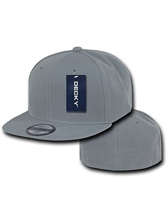 RP1 Retro Fitted Baseball Caps-Grey-7 5/8