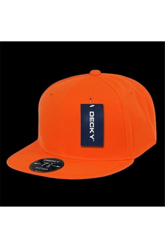 RP1 Retro Fitted Baseball Caps-Orange-7