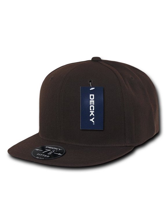 RP1-PL-BRN-25 Retro Fitted Caps Brown - 7.25