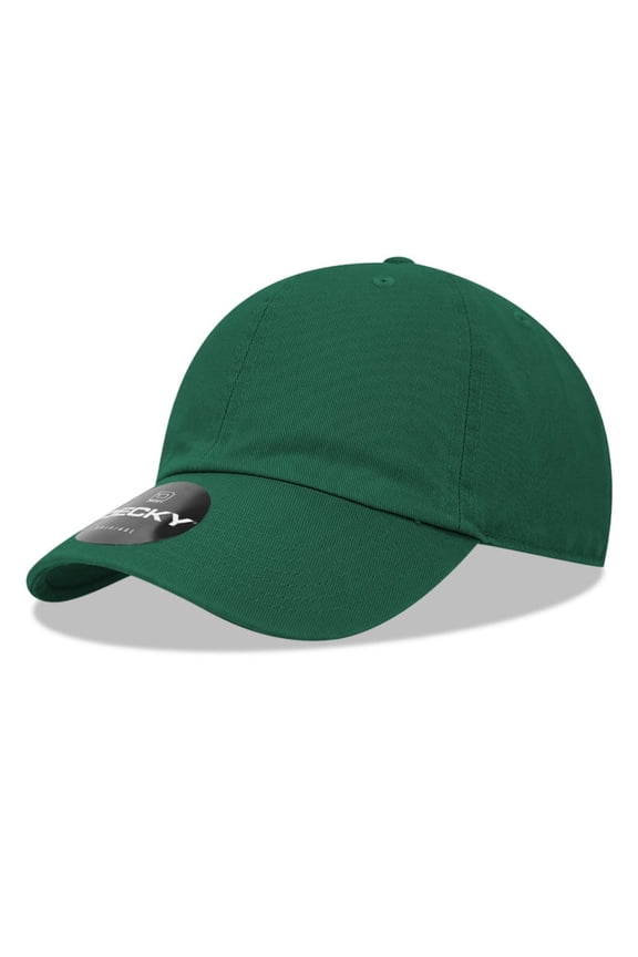 205 6 Panel Low Profile Relaxed Cotton Dad Hat-Hunter Green