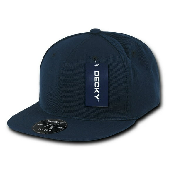 Retro Fitted Caps, Navy, 7 1/8