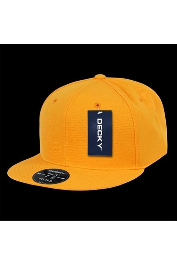 Retro Fitted Caps, Gold, 7 1/8