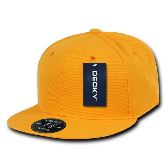 Retro Fitted Caps, Gold, 7