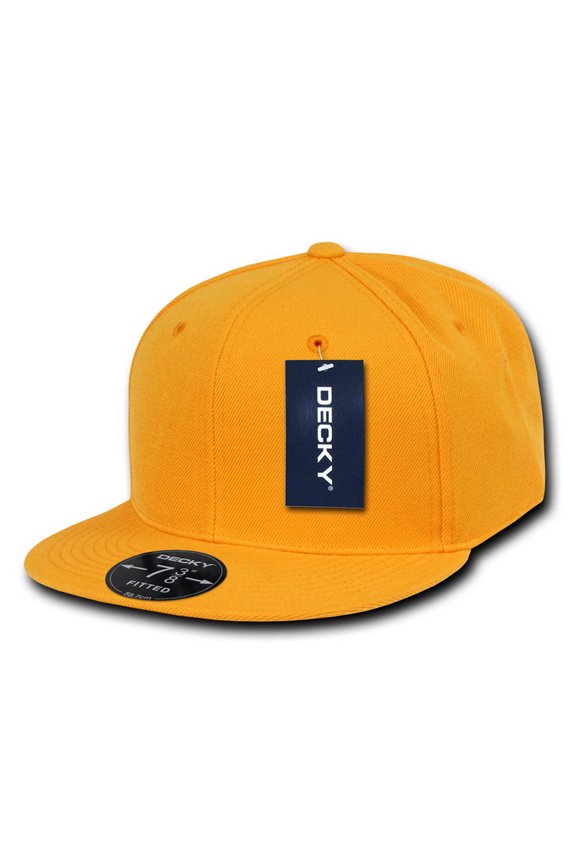 Retro Fitted Caps, Gold, 7