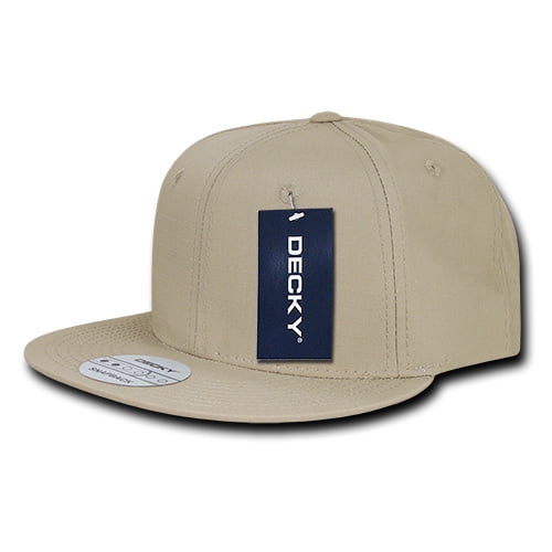 Decky 360 6 Panel High Profile Structured Ripstop Snapback Hat-Khaki