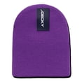 thumbnail image 1 of Decky Short Uncuffed Knit Beanies Skull Ski Caps Hats Unisex, 1 of 1