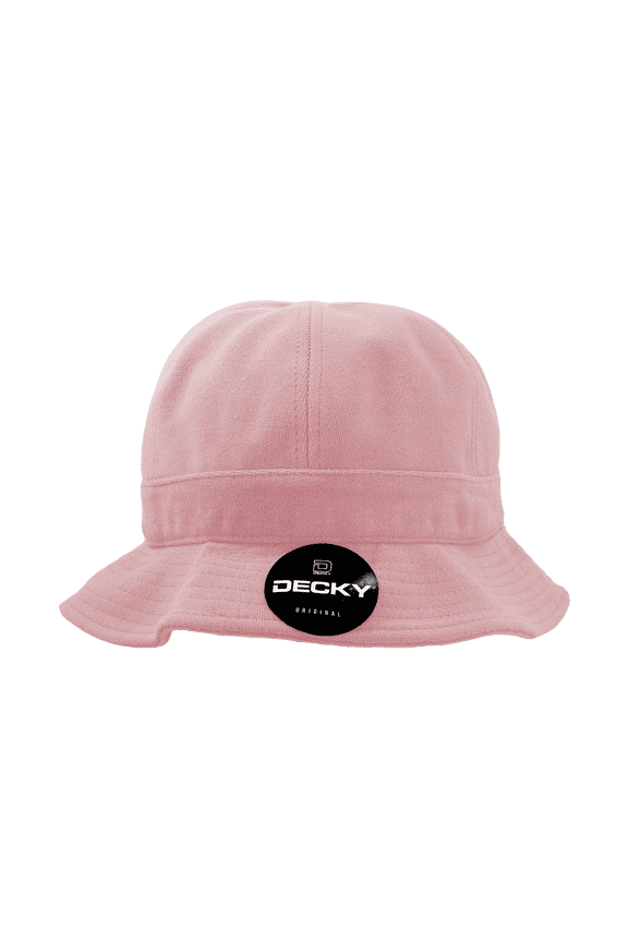 980 Terry Bucket Hats, Pink