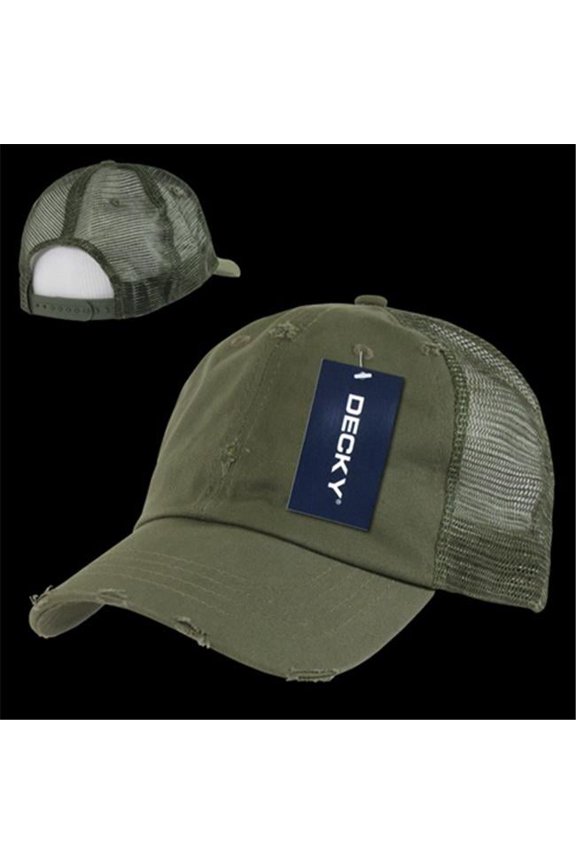 Vintage Mesh Caps, Olive