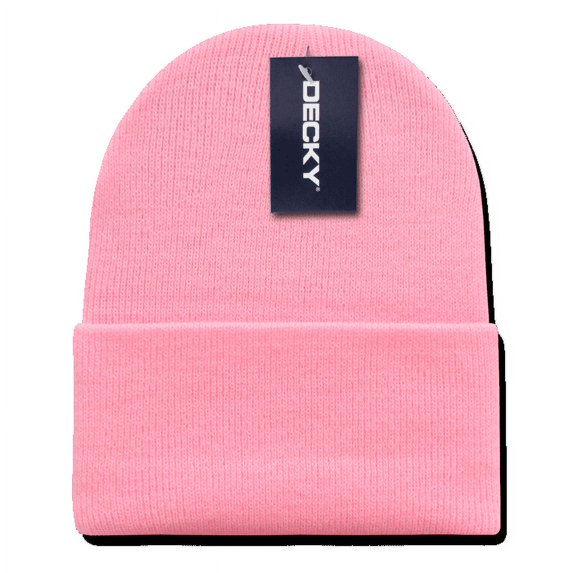 Decky Warm Winter Classic Beanies Cuffed Knit Ski Snowboard Skull Caps Hats Snug