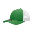 thumbnail image 1 of Decky 214 6 Panel Low Profile Structured Cotton Trucker Hat-Kelly/White, 1 of 3