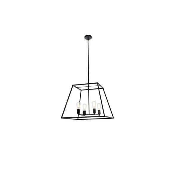 Declan 24 inch pendant in black
