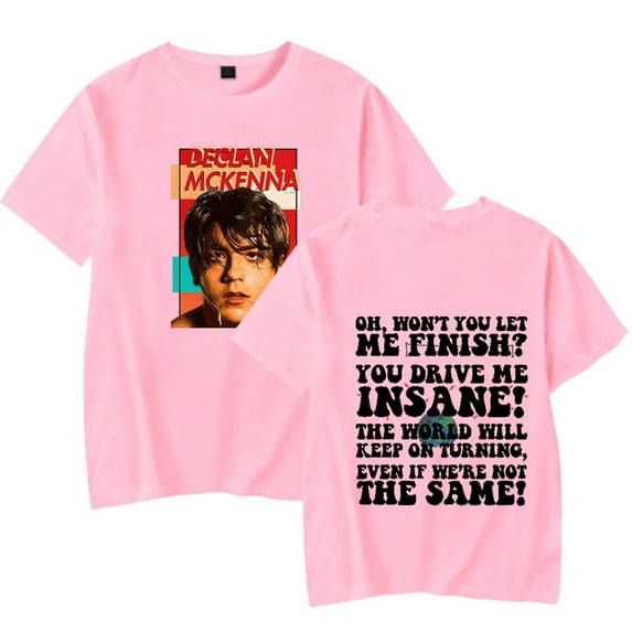 Declan McKenna Cosplay Merch Tour T-shirt Short Sleeve Women Men Summer Tee Top Tshirt