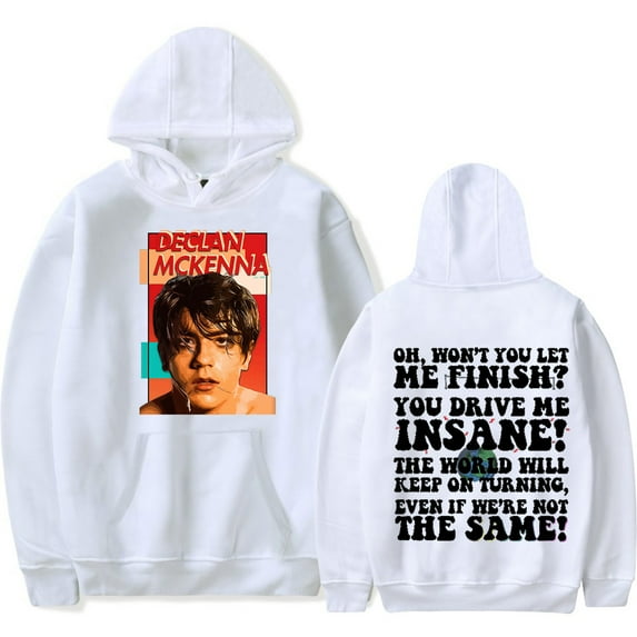 Declan McKenna Merch Tour Hoodie Sweatshirt New Logo Women/Men Cosplay Pullovers Hooded Longsleeve