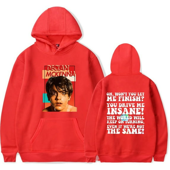 Declan McKenna Merch Tour Hoodie Sweatshirt New Logo Women/Men Cosplay Pullovers Hooded Longsleeve