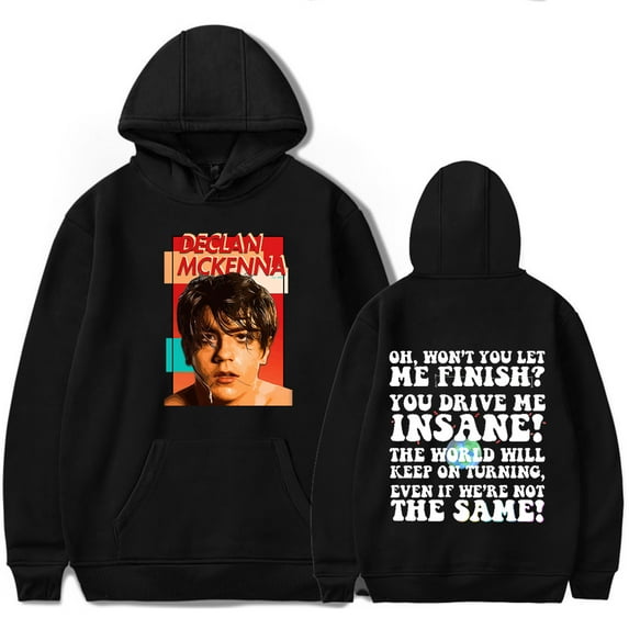 Declan McKenna Merch Tour Hoodie Sweatshirt New Logo Women/Men Cosplay Pullovers Hooded Longsleeve