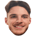 thumbnail image 1 of Declan Rice (Smile) Flat Cardboard Face, 1 of 5