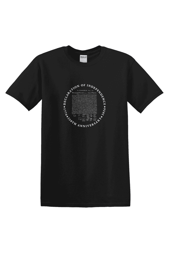 Declaration Independence 1776 250th Anniversary T-shirt