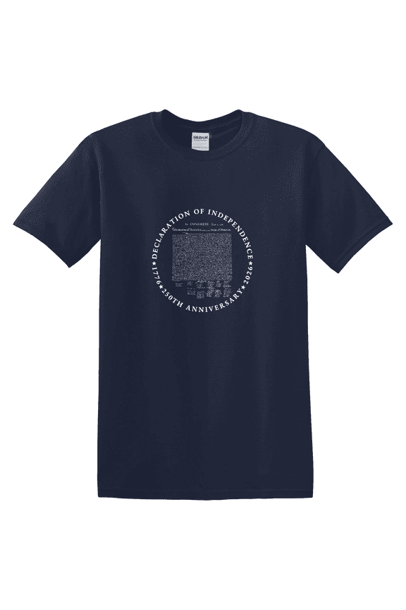 Declaration Independence 1776 250th Anniversary T-shirt